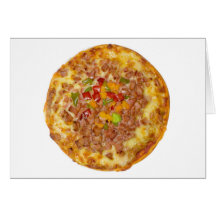 Hawaiian pizza cards