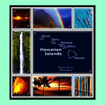 Hawaiian Poster collage posters