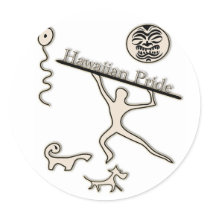 Hawaiian Pride stickers by MoonArtandDesigns Hawaiian Pride stickers