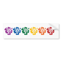 Hawaiian Rainbow bumper stickers