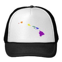 Hawaiian Rainbow Hat