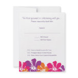 Hawaiian RSVP Cards Custom Invitations
