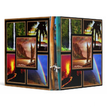 Hawaiian Scenes Binder by Hawaiian_Cards_Gifts Hawaiian Scenes Binder