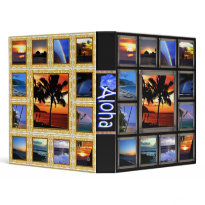Hawaiian Scenes Binder binder