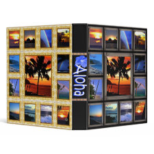 Hawaiian Scenes Binder binder