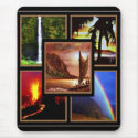Hawaiian Scenes Print Mousepad mousepad