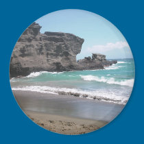 Hawaiian Seacoast Magnet by Firecrackinmama2 Hawaiian Seacoast Magnet