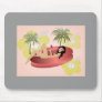 Hawaiian sexy beach girl mousepads