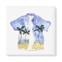 Hawaiian Shirt Magnet