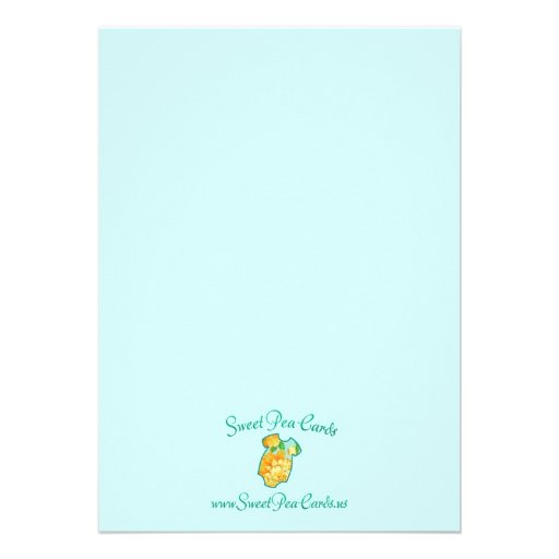 Hawaiian Shirt Onsie Luau Shower Invitation