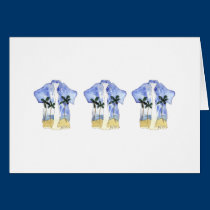 Hawaiian Shirts Cards cards