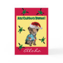 Hawaiian Style Holiday Card