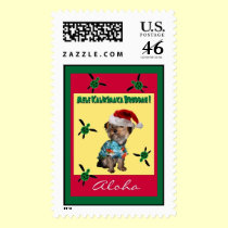 Hawaiian-Style Holiday Postage postage