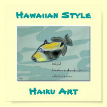 Hawaiian Style "Humuhumunukunuku apua'a" Art Print posters