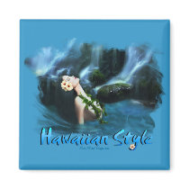 Hawaiian Style magnets by MoonArtandDesigns Hawaiian Style magnets