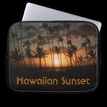 Hawaiian Sunset laptop sleeves