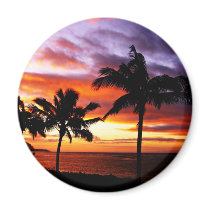 Hawaiian Sunset Magnet