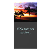 Hawaiian Sunset photo card photo cards