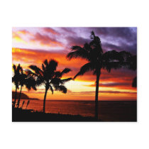 Hawaiian Sunset Postcard