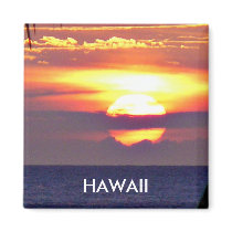 Hawaiian Sunsets collection magnets by suziesplace Hawaiian Sunsets collection magnets