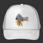 Hawaiian Surfer Girl Hat hats