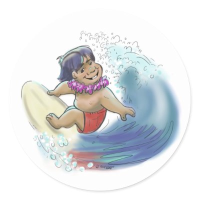 Hot Hawaiian Surfers