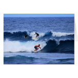 Hawaiian Surfers Greeting Cards