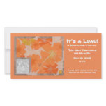 Hawaiian Theme Party Photo Insert Polynesian Luau Custom Photo Card
