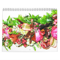 Hawaiian Themed Lei Calendar from May 2012 to Apri