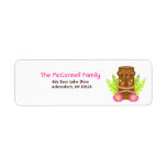 HAWAIIAN TIKI LUAU ADDRESS LABELS