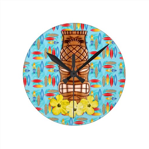 Hawaiian Clocks, Hawaiian Wall Clock Designs