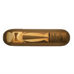 Hawaiian Tiki Totem Statue Skateboard Deck