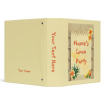 Hawaiian Tropical Luau Party Photo Album Binder