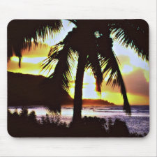 Hawaiian Tropical Sunset Mousepad mousepad