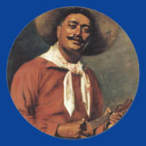 'Hawaiian Troubadour' - Hubert Vos Sticker stickers