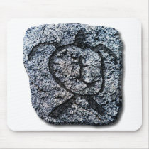 Hawaiian Turtle-stone Mouse Pad