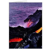 Hawaiian Volcano Card