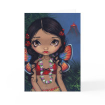 "Hawaiian Volcano Fairy" Greeting Card