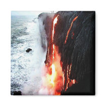 Hawaiian Volcano Magnet