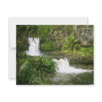 Hawaiian Waterfall 2 tiered invitations by bens555 Hawaiian Waterfall 2 tiered invitations