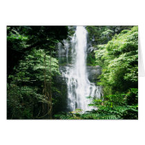 Hawaiian Waterfall Greeting Card