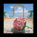 Hawaiian Wedding Save The Date Magnets