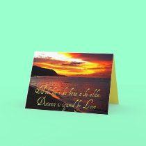 Hawaiian Words and Quotes Card