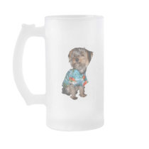 Hawaiian Yorkie Frosty Mug