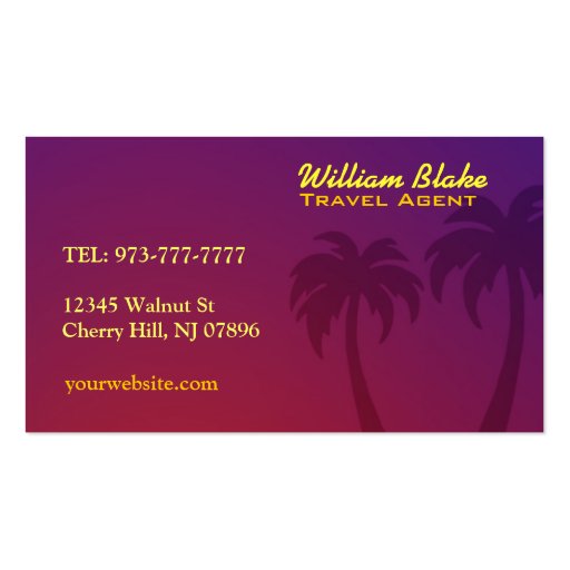 Hawaiin Business Cards (back side)