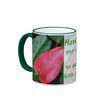 Hawaii's 50th Anniversary mugs by Rebecca_Reeder Hawaii's 50th Anniversary mugs