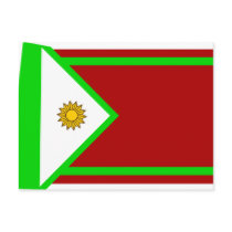 Hawar Islands, Bahrain flag Post Card