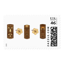 Hawiian Tiki Gods postage by sixteenthkid Hawiian Tiki Gods postage