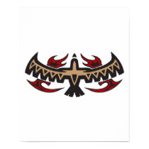 Hawk Eagle Tribal Tattoo posters