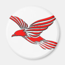 Hawk Fridge Magnet